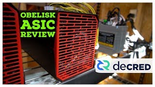 Obelisk DCR1 Review  Decred ASIC Miner  Blake256r14 Mining [upl. by Daughtry517]