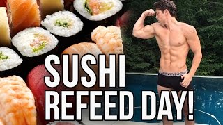 Intermittent Fasting High Calorie Day  All You Can Eat Sushi [upl. by Aggie]