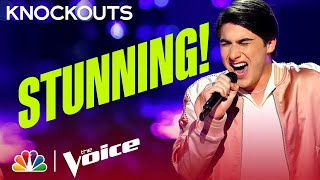 Kique Pulls Off an Unbelievable Version of Outkasts quotHey Yaquot  The Voice Knockouts 2022 [upl. by Mellins]