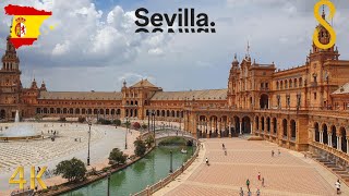 Walking Tour of Sevilla Spain 🇪🇦  4K City Walk [upl. by Annelise417]