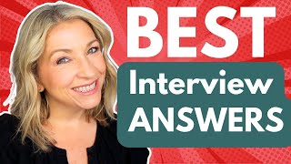 Top 10 Most Common Job Interview Questions ANSWERED [upl. by Kristyn]