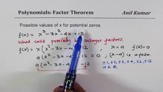 Factor Theorem Concepts with Excellent Practice Questions [upl. by Arvad152]