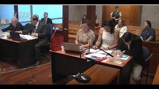 Juicio Simplificado en querella por injurias Luksic  Rivas 19 de diciembre 2016 Parte 1 [upl. by Tonjes]