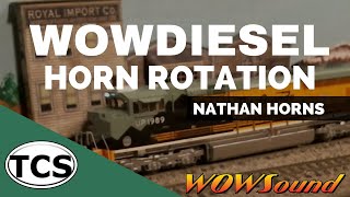 TCS WOWSound Diesel Horn Rotation Nathan Horns [upl. by Assille]