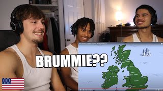 Americans React to 17 British Accents [upl. by Germaun165]