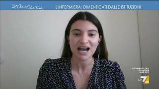 Multa di 100 euro per gli over 50 non vaccinati lo sfogo dellinfermiera Martina Benedetti [upl. by Odnanreh630]