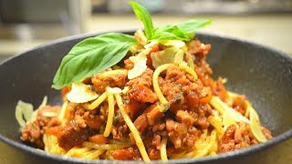 Spaghetti Bolognese Recipe [upl. by Ellemac]