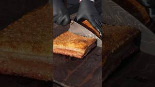 Smoked Pork Belly Chicharron gamedayfood bbq porkbellyrecipe chicharon [upl. by Ahsiaa]