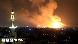 Israel Gaza strikes kill top militants and multiple civilians BBC News [upl. by Polinski]