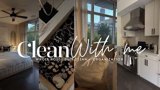 DEEP CLEAN WITH ME CLEANING  ORGANIZING WHOLE HOUSE DEEP CLEAN ALLYIAHSFACE VLOGS [upl. by Emilio]