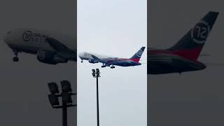 The Boeing 767 seems to only fly cargo planes right vlog workplane [upl. by Ettereve960]