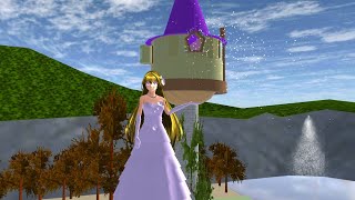 RAPUNZEL TOWER IN SAKURA SCHOOL SIMULATOR [upl. by Icrad154]