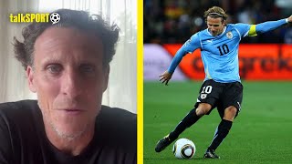 I Did One Thing Different  Diego Forlan REVEALS His Jabulani Ball Secret At 2010 World Cup [upl. by Lleneg]