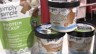 Healthy snacks near beer featured at grocery innovation show [upl. by Isobel]