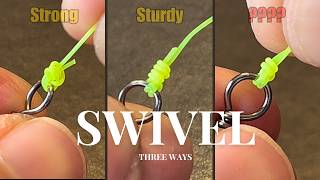 All you need 3 Strongest swivel knot with double line [upl. by Miarfe741]