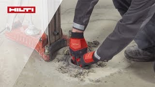 Hilti DD XCM коронка застряла Что делать Видеоинструкция [upl. by Georgianna]