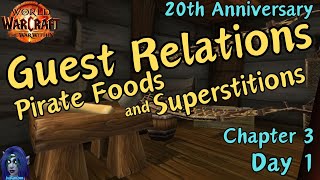 Pirate Foods and Superstitions Guest Relations Chapter 3 Day 1 [upl. by Nefen82]