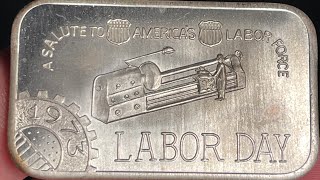 1 oz Vintage Silver Bars Adding Three Silver Art Bars to the Guardhouse Box 999 Fine Silver [upl. by Akirret77]