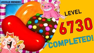 CANDY CRUSH LEVEL 6730  SUGAR CRUSH HAMMER BOOSTER USED [upl. by Foushee333]