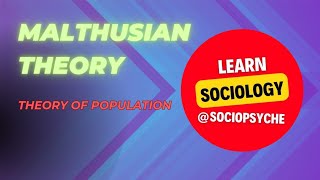 Malthus Theory of Population  Hindi Lecture [upl. by Onej]