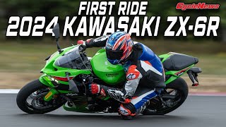 2024 Kawasaki ZX6R First Ride Review  Cycle News [upl. by Ynnot542]