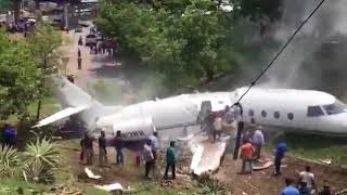 Avión se estrella en aeropuerto de Toncontín Tegucigalpa Honduras [upl. by Syl]