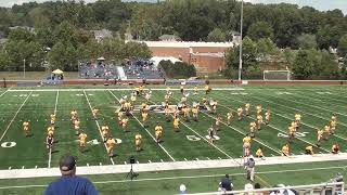 Emory amp Henry Marching Band halftime show 8312024 [upl. by Matlick]