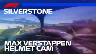 Max Verstappen Helmet Cam at Silverstone  2024 British GP  Formula 1 Helmet Cam [upl. by Scornik]