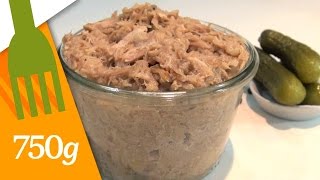 Recette des Rillettes de porc maison  750g [upl. by Lertnahs]