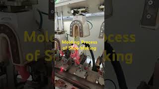 The molding process of shoe making [upl. by Zolner]