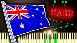 ADVANCE AUSTRALIA FAIR  AUSTRALIAN NATIONAL ANTHEM  Piano Tutorial [upl. by Juetta]