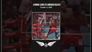 The aggressive Lennok Lewis  Lennok Lewis VS Andrew Golota [upl. by Penney]