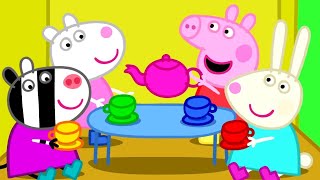 Peppa Plays With Friends ☕️  Peppa Pig Official Full Episodes [upl. by Artemed737]