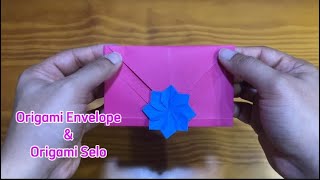 Origami Envelope amp Origami Sela  Nível iniciante [upl. by Maxama]