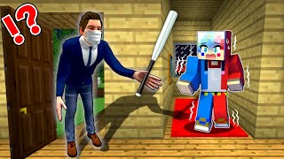 【夜中にくる訪問者…】危険な侵入者が家に入ってくるマインクラフト⁉️😱【マイクラ Minecraft】ぽっぴんず [upl. by Edgardo151]