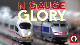 N Gauge Glory  Quinntopia Layout Video [upl. by Nibla790]