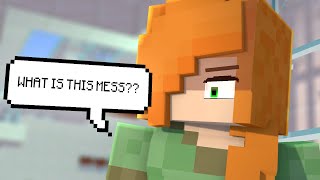 Mothers day gone wrong  minecraft animation [upl. by Nylla]