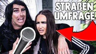 Straßenumfrage mit Dwaja und Celin😅  Katastrophe [upl. by Nelhsa]