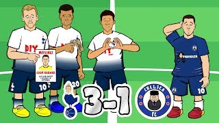 ⚪TOTTENHAM vs CHELSEA🔵 31 Glory Glory Tottenham Hotspur Parody Goals Highlights [upl. by Ettelegna23]