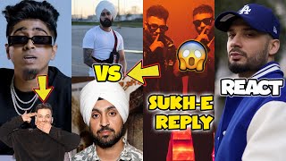 Sukhe REPLY on Diljit Vs Naseeb Controversy All Black 2 Cancelled  Mc Stan Shared Raftaar Story [upl. by Zales97]