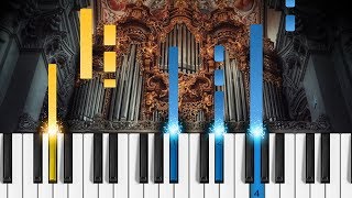 Bach  Toccata and Fugue in D Minor  ORGAN Tutorial [upl. by Anglo]