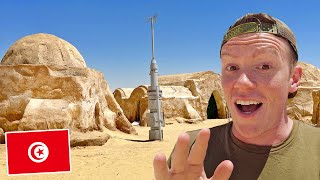 I Visited a Star Wars Movie Set in the Tunisian Desert  Travel Vlog توزر ، تونس [upl. by Atiuqahc]