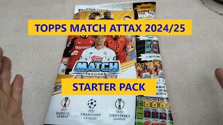 202425 TOPPS MATCH ATTAX STARTER PACK  SEZNÁMENÍ S KOLEKCÍ ⚽😉⚽👍 [upl. by Eidob186]