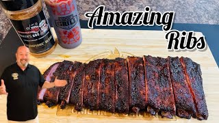 How to Smoke Amazing Ribs on the Oklahoma Joe’s Bronco Barrel Smoker  Drum Smoker  bbq food [upl. by Eelyrehc]