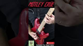 Motley Crue  Kickstart My Heart  Intro guitarcover [upl. by Corilla]