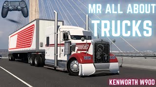 Custom Kenworth W900 CAT 3408  American Truck Simulator  ATS  4K [upl. by Freud926]