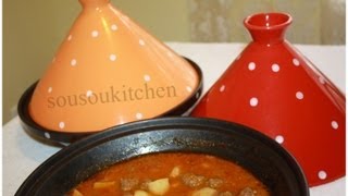 Tajine de boulettes de viande hachéetajine kefta طجين بالكفتة  Meat ball tagine [upl. by Eneloc]