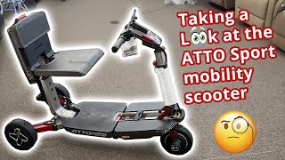 Could the ATTO Sport be the worlds BEST COMPACT mobility scooter I stopped by to take a quick look [upl. by Medorra]