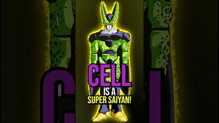 Cell is a SUPER SAIYAN 😱 Dragon Ball Z shorts [upl. by Jerrylee]