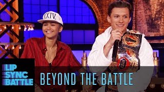 Zendaya amp Tom Holland Go Beyond the Battle  Lip Sync Battle [upl. by Girard974]